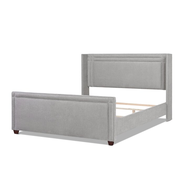 Willa Arlo Interiors Janna Tufted Upholstered Low Profile Standard Bed